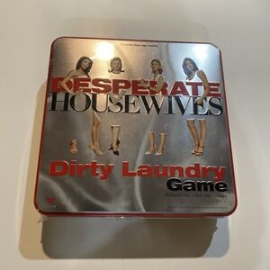NEW Desperate Housewives Dirty Laundry Game Metal Tin Box 047754951707 2005